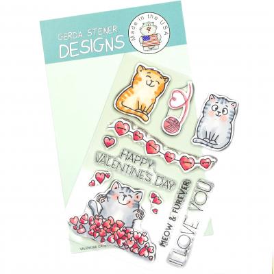 Gerda Steiner Designs Clear Stamps - Valentine Cats